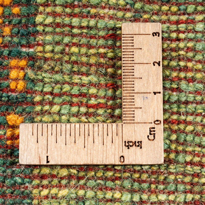 Gabbeh Teppich - Loribaft Perser - Royal - 206 x 152 cm - grün