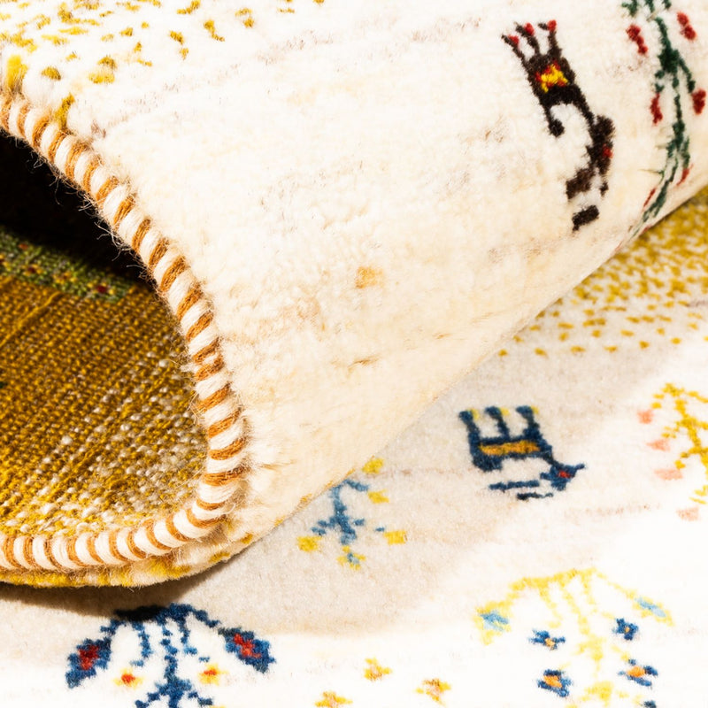 Gabbeh Teppich - Loribaft Perser - 156 x 96 cm - mehrfarbig