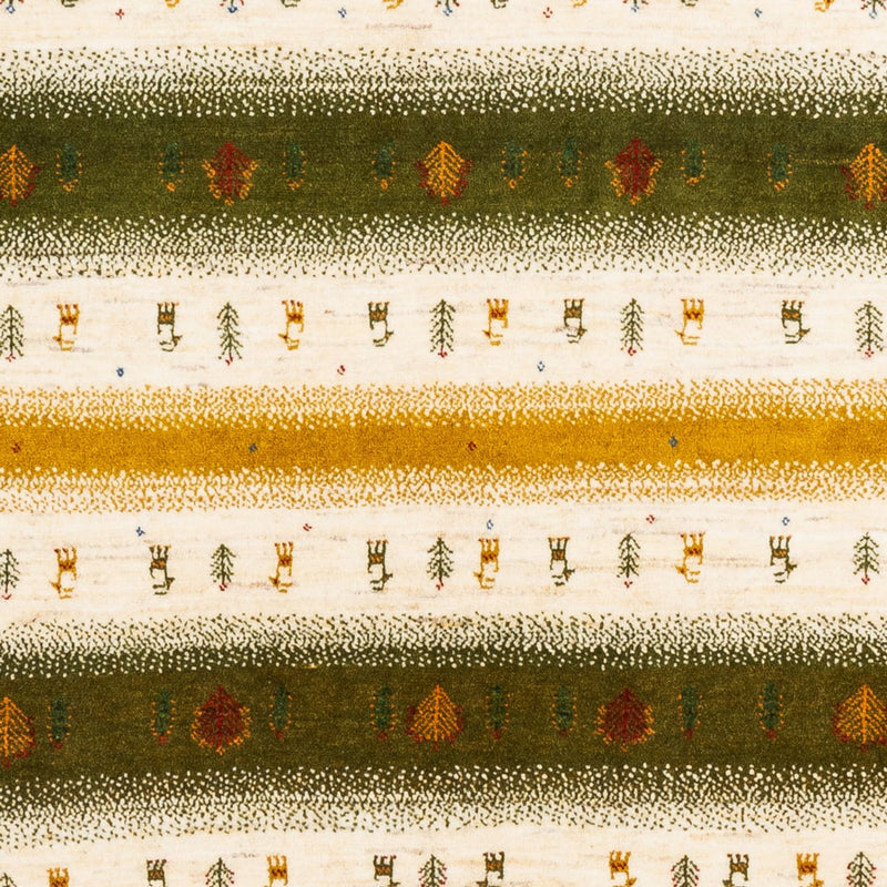 Gabbeh Teppich - Loribaft Perser - 203 x 158 cm - natur