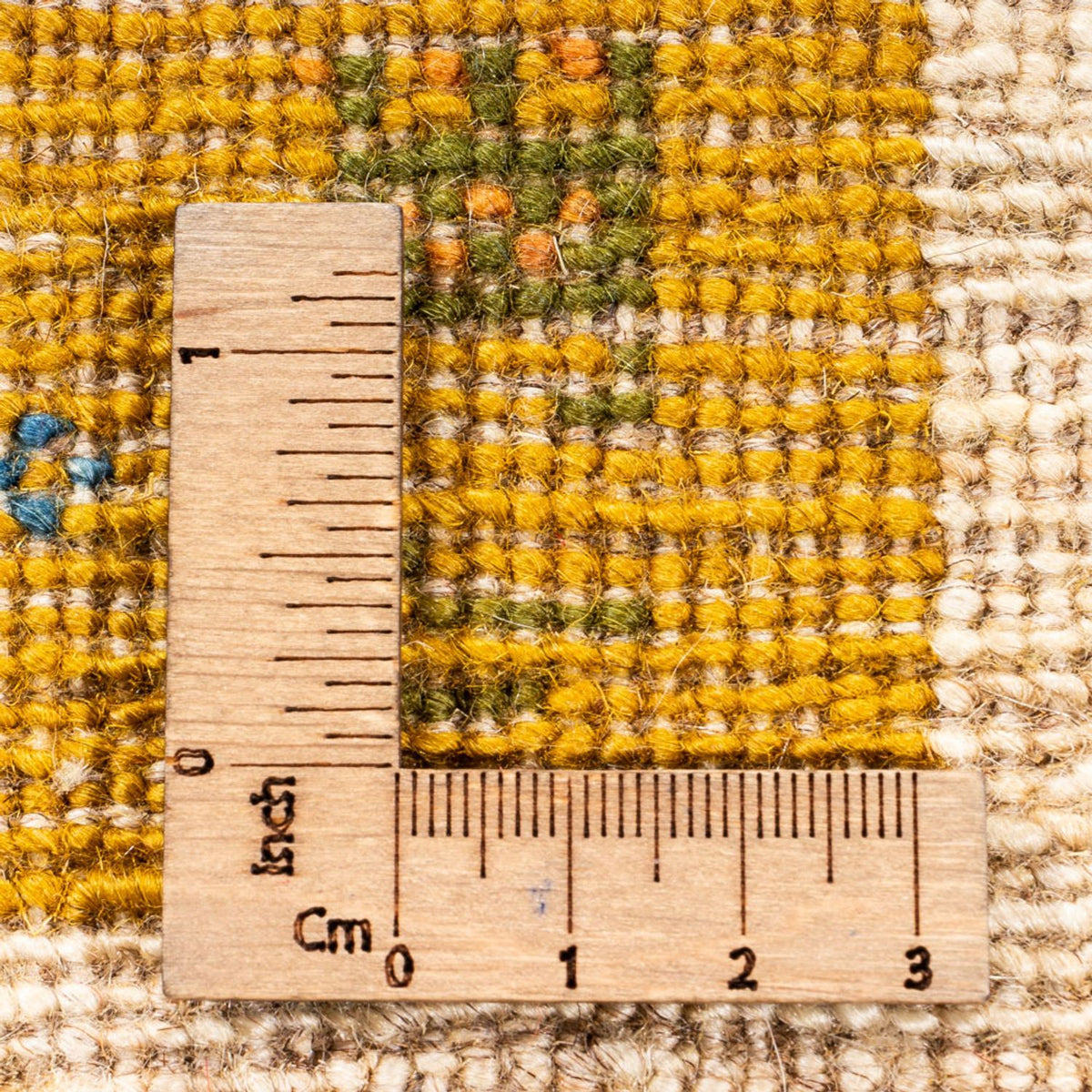 Gabbeh Teppich - Loribaft Perser - 203 x 158 cm - natur