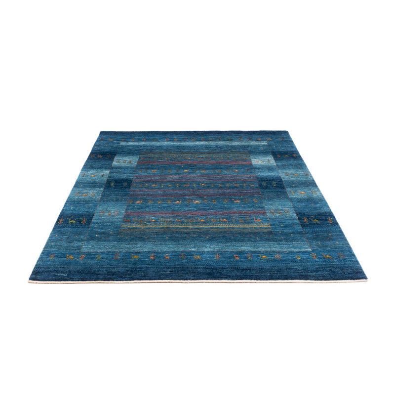 Gabbeh Teppich - Loribaft Perser - 200 x 147 cm - blau