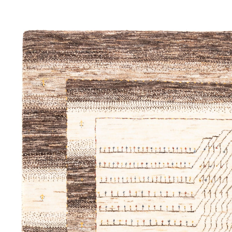 Gabbeh Teppich - Loribaft Perser - 202 x 154 cm - natur