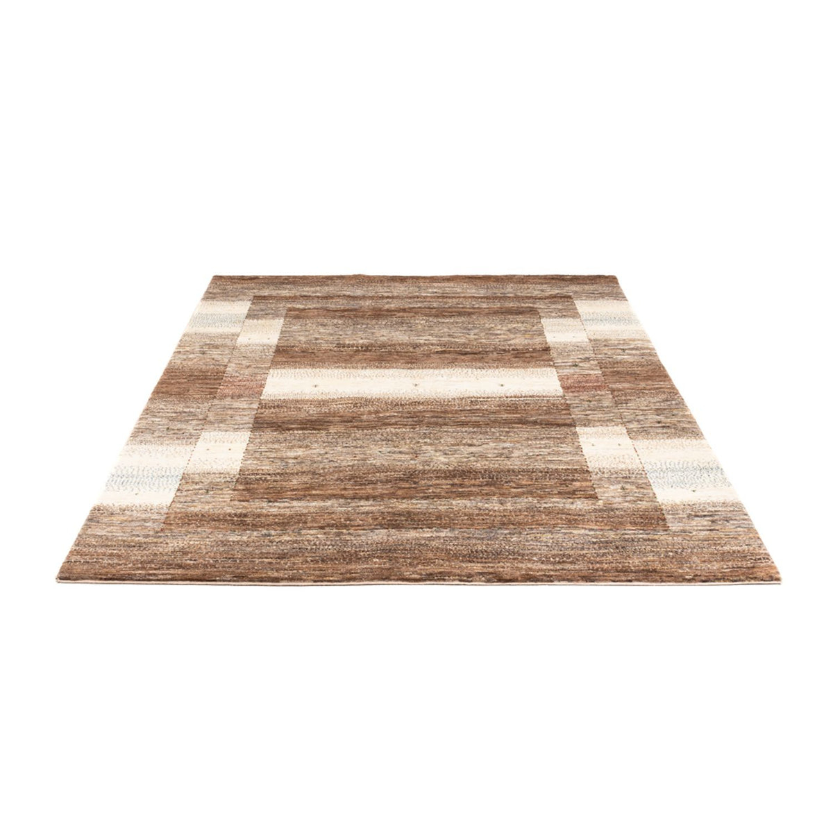 Gabbeh Teppich - Loribaft Perser - 201 x 157 cm - grau