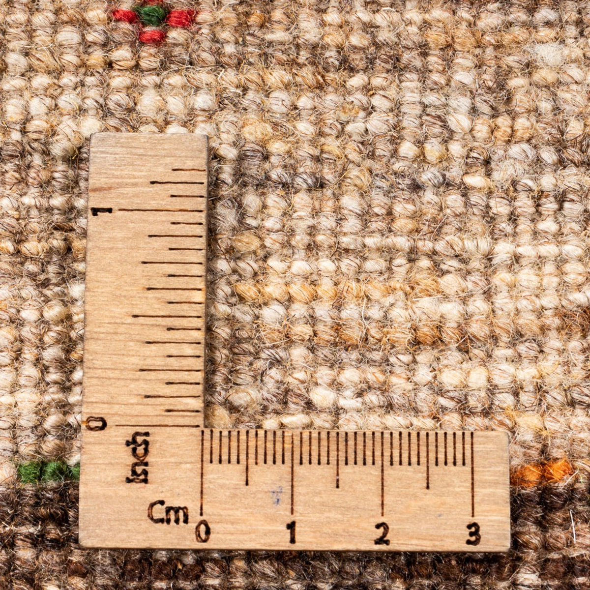 Gabbeh Teppich - Loribaft Perser - 203 x 159 cm - natur