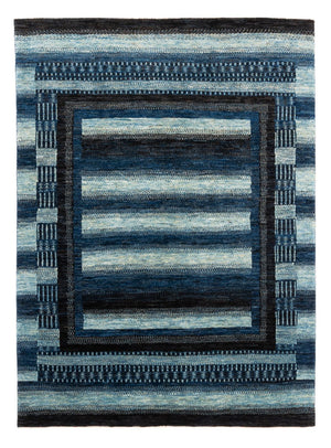 Gabbeh Teppich - Loribaft Perser - Royal - 204 x 149 cm - blau