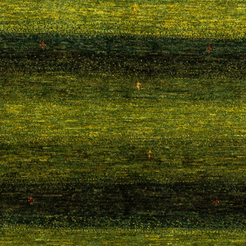 Gabbeh Teppich - Loribaft Perser - 213 x 153 cm - grün