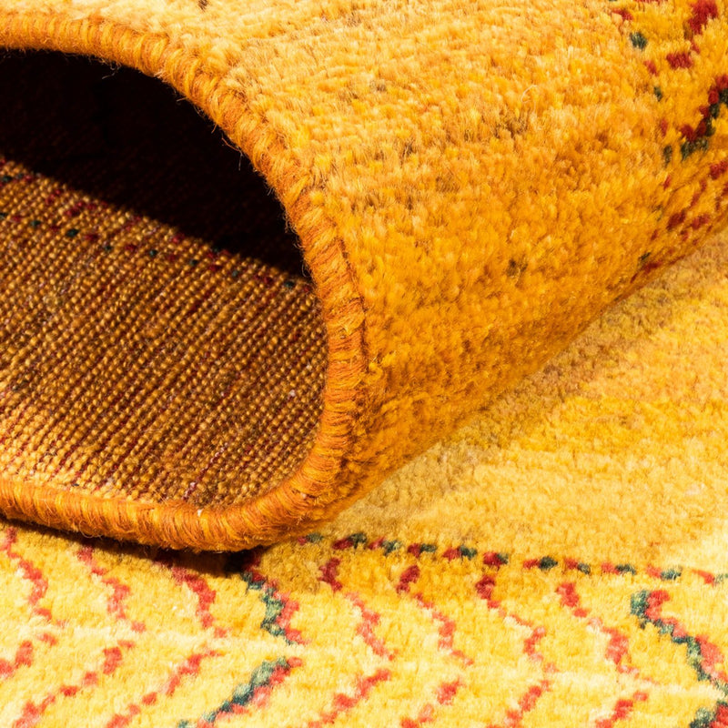 Gabbeh Teppich - Loribaft Perser - Royal - 198 x 152 cm - gold