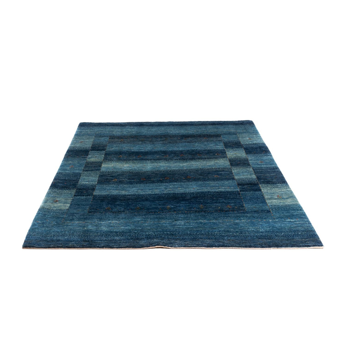 Gabbeh Teppich - Loribaft Perser - 205 x 156 cm - blau