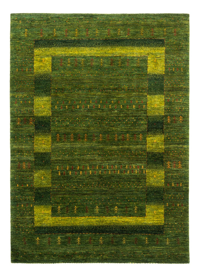 Gabbeh Teppich - Loribaft Perser - 205 x 150 cm - grün