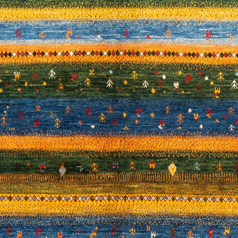 Gabbeh Teppich - Loribaft Perser - Royal - 212 x 161 cm - grün