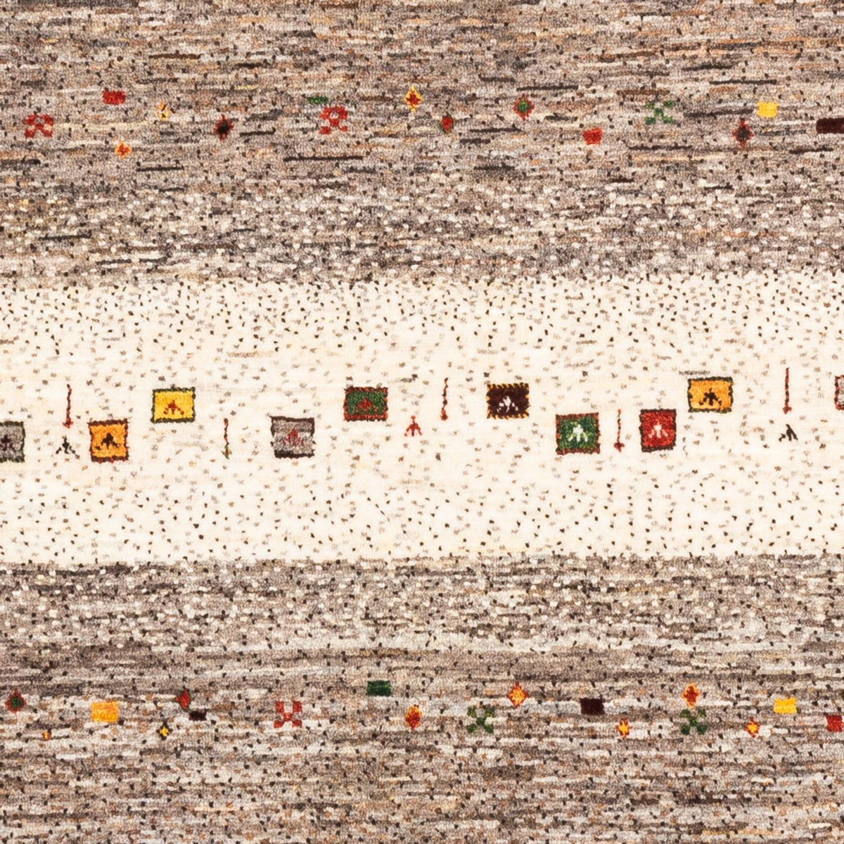 Gabbeh Teppich - Loribaft Perser - Royal - 204 x 153 cm - mehrfarbig