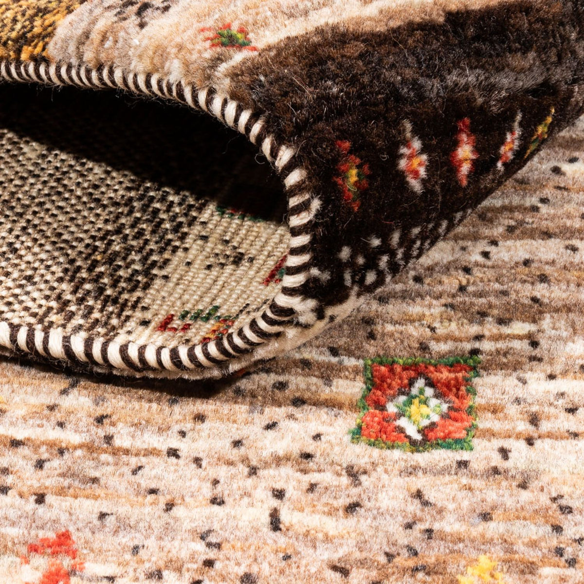 Gabbeh Teppich - Loribaft Perser - Royal - 204 x 153 cm - mehrfarbig