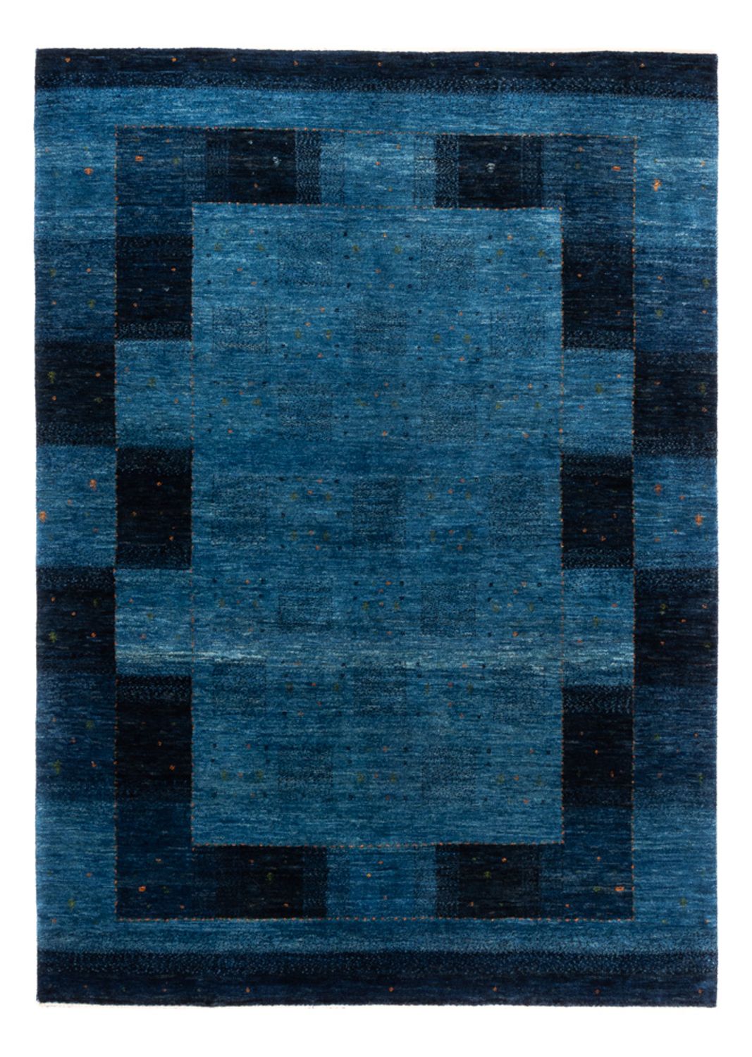 Gabbeh Teppich - Loribaft Perser - 209 x 152 cm - blau