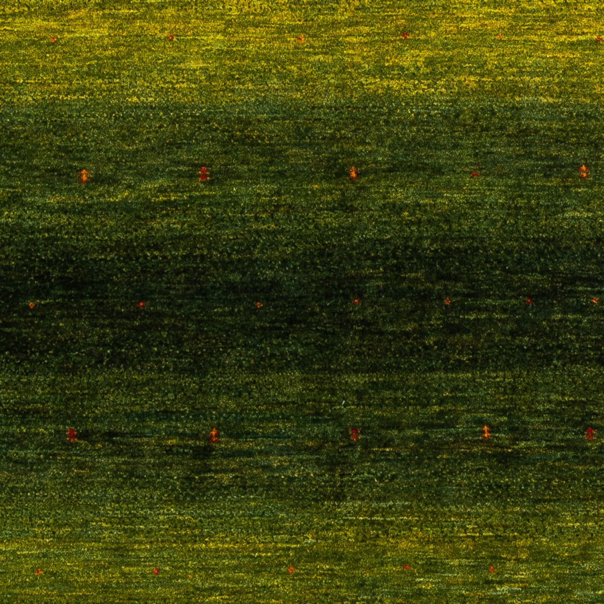 Gabbeh Teppich - Loribaft Perser - 207 x 154 cm - grün