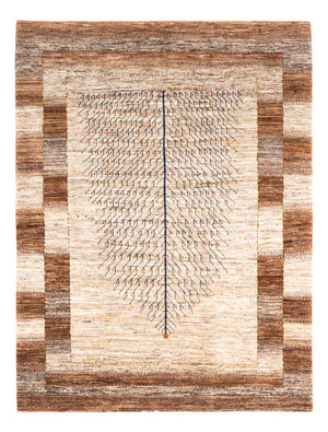 Gabbeh Teppich - Loribaft Perser - 208 x 155 cm - beige