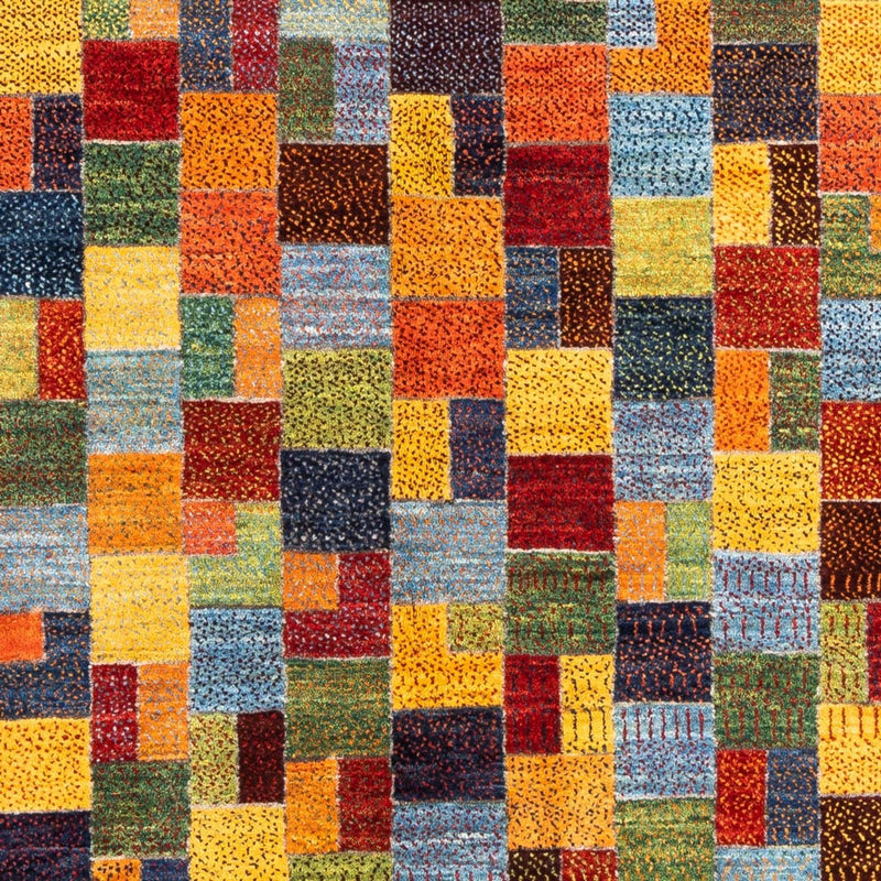 Gabbeh Teppich - Loribaft Perser - 210 x 153 cm - grau