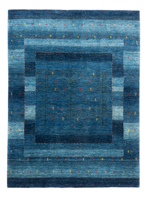 Gabbeh Teppich - Loribaft Perser - 209 x 154 cm - blau