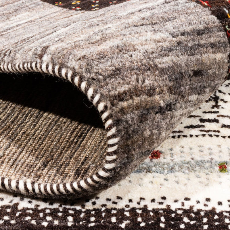 Gabbeh Teppich - Loribaft Perser - Royal - 208 x 152 cm - natur