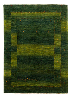Gabbeh Teppich - Loribaft Perser - 198 x 146 cm - grün