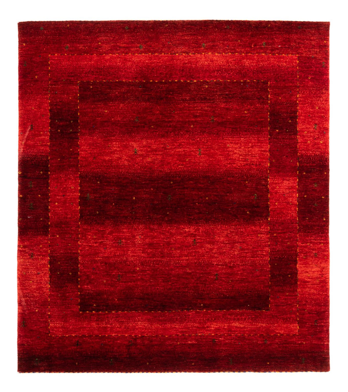 Gabbeh Teppich - Loribaft Perser - 170 x 147 cm - rot