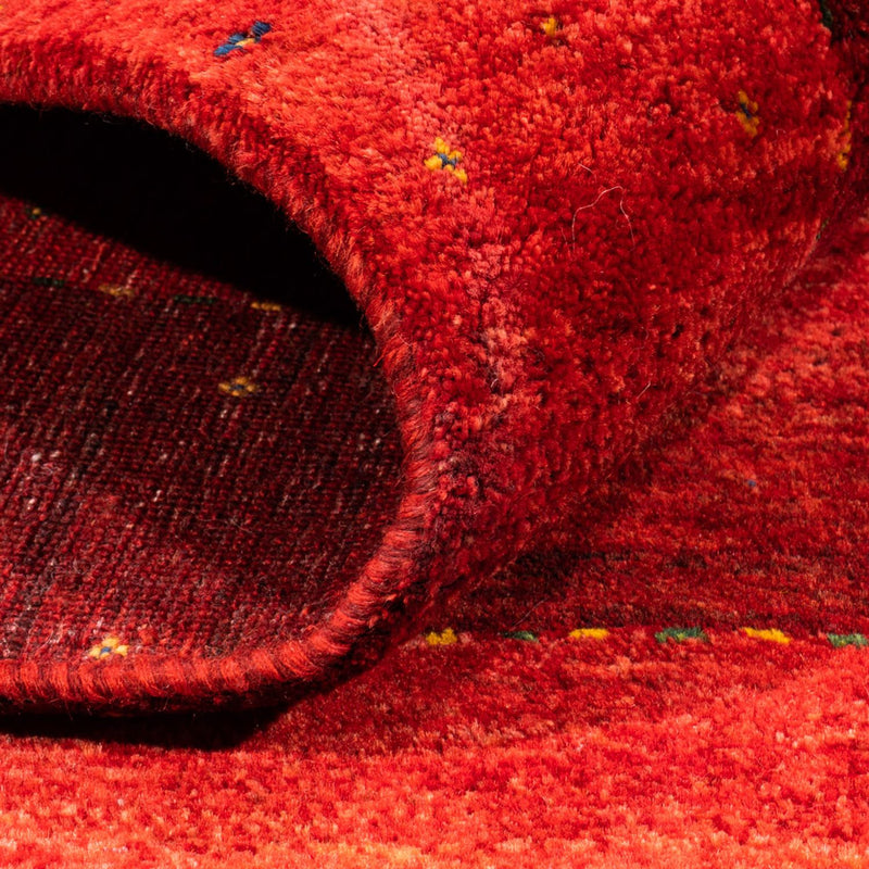 Gabbeh Teppich - Loribaft Perser - 170 x 147 cm - rot