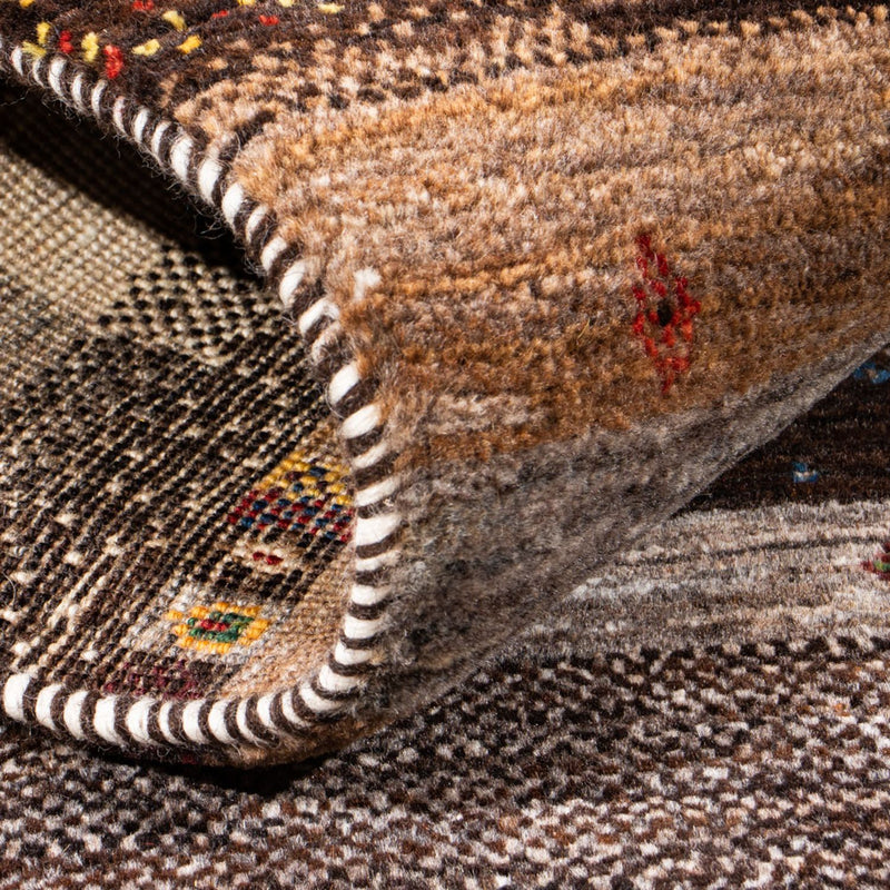 Dywan Gabbeh - Loribaft Perski - Royal - 129 x 84 cm - wielokolorowy