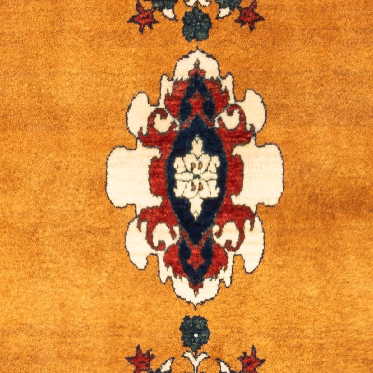 Dywan Gabbeh - perski - 148 x 105 cm - złoto