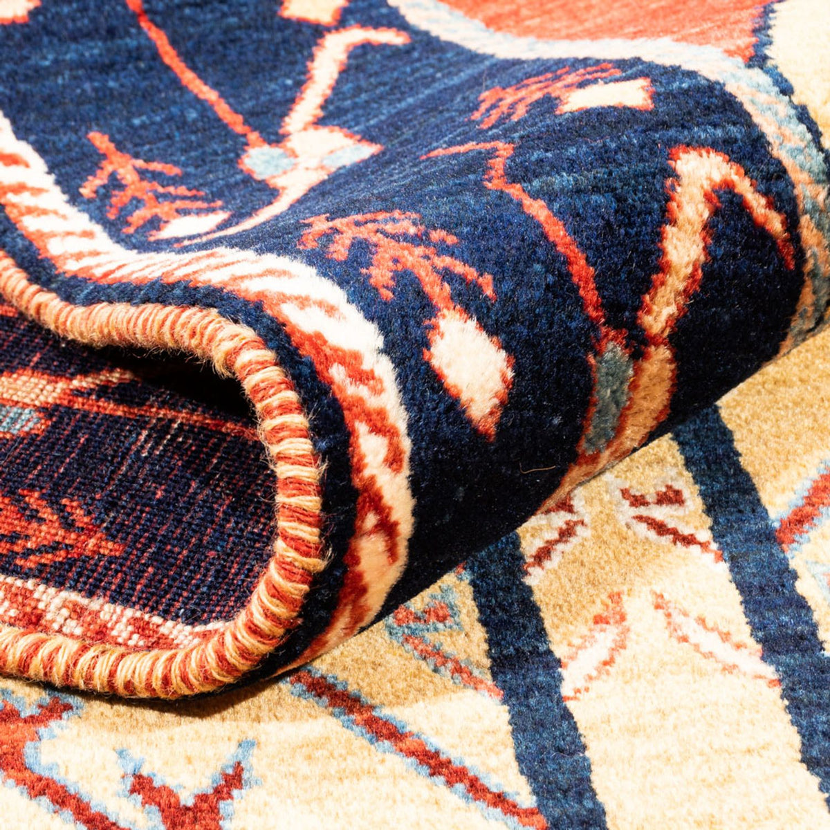 Gabbeh Teppich - Perser - 170 x 110 cm - gold