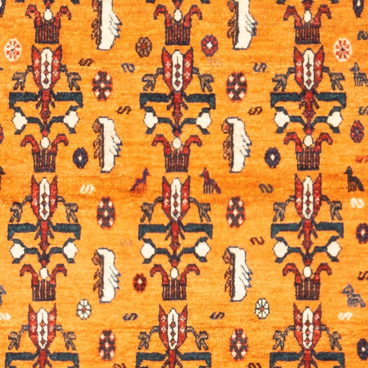 Gabbeh Teppich - Perser - 157 x 102 cm - gold