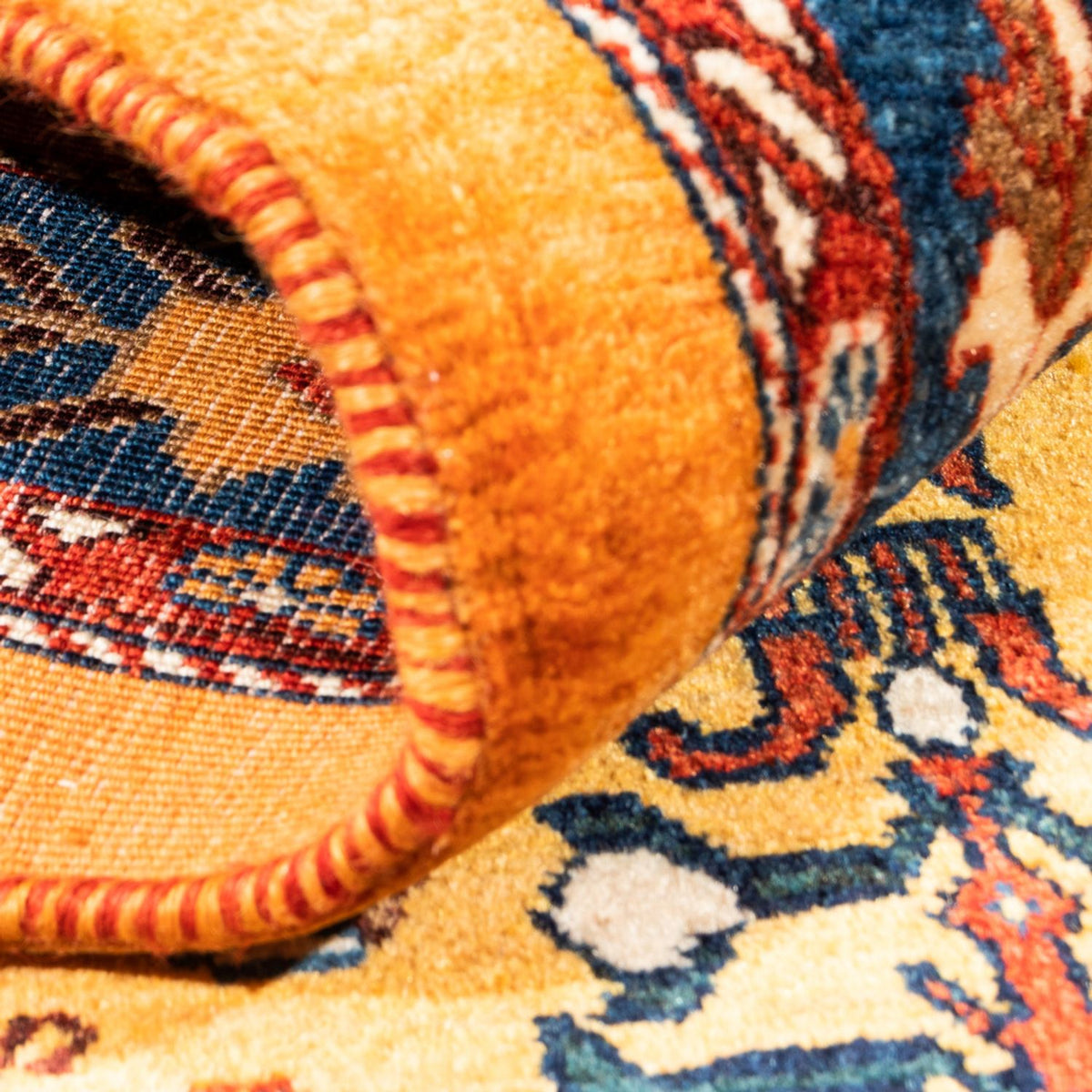 Gabbeh Teppich - Perser - 157 x 102 cm - gold