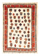 Gabbeh perski Dywan 214x154cm - Perserteppich Wollteppich