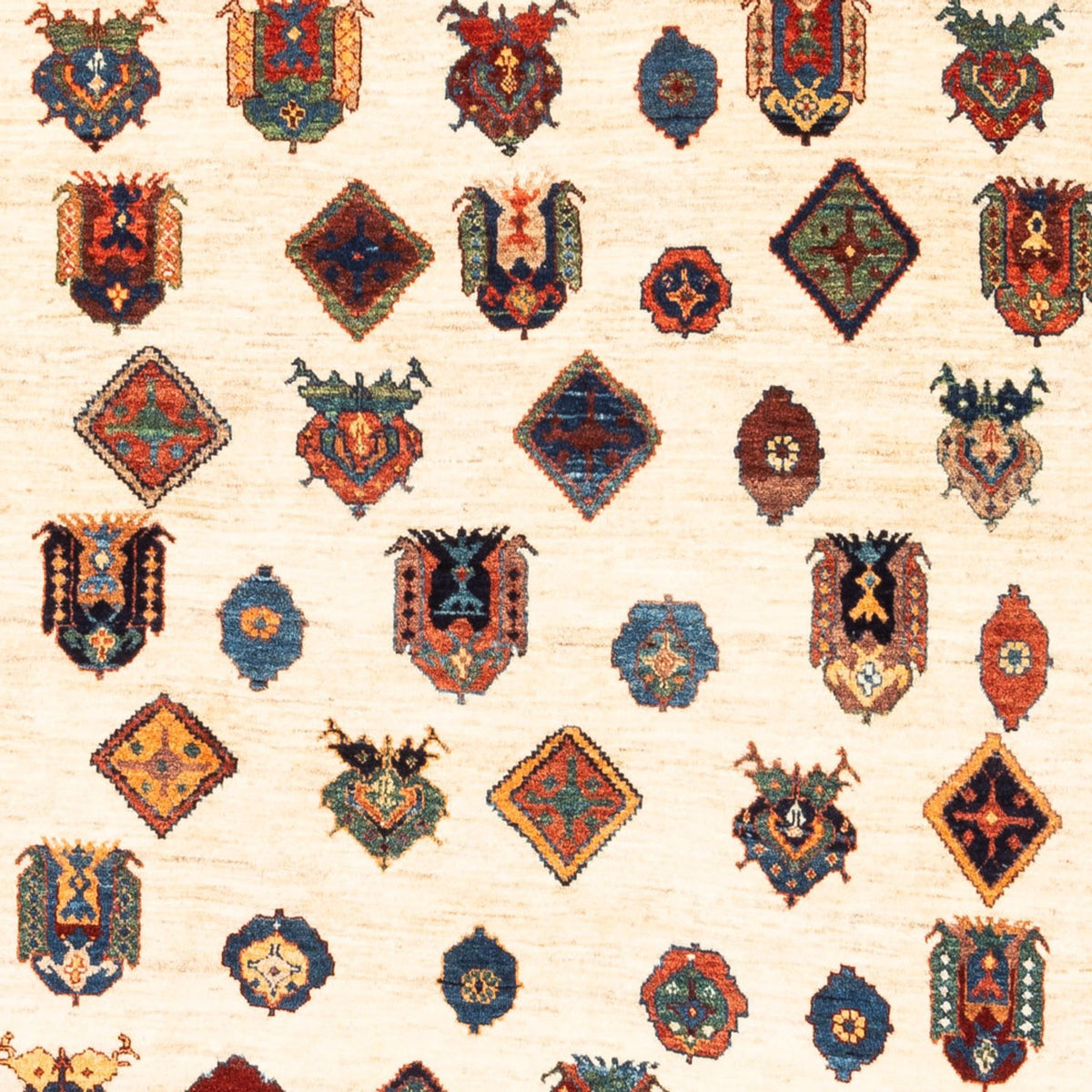 Gabbeh Teppich - Perser - 214 x 154 cm - beige