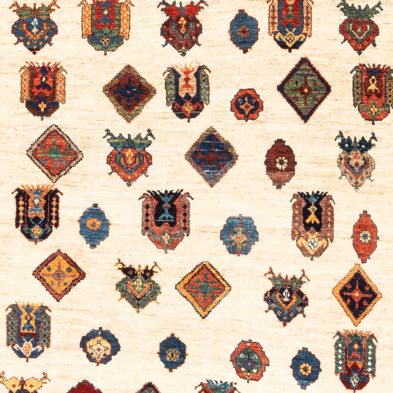 Gabbeh Teppich - Perser - 214 x 154 cm - beige