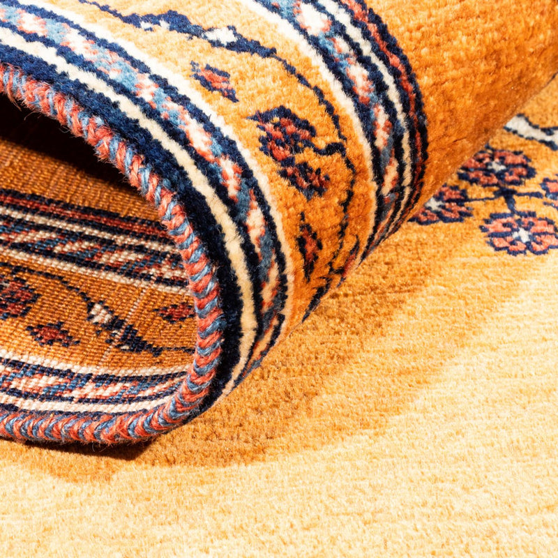 Gabbeh Teppich - Perser - 148 x 105 cm - gold