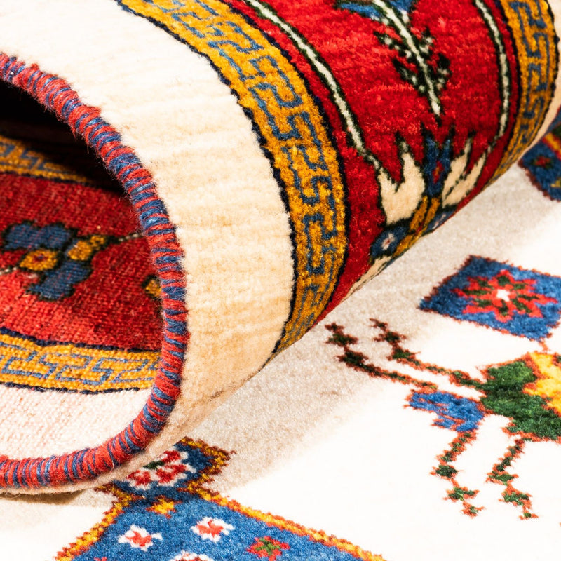 Gabbeh Teppich - Perser - 205 x 153 cm - mehrfarbig