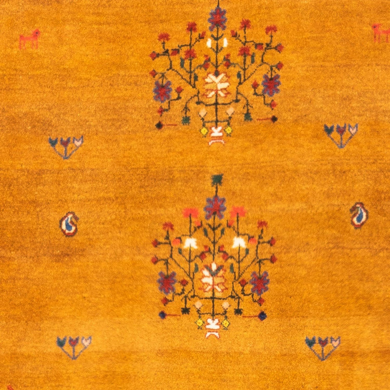 Gabbeh Teppich - Perser - 150 x 100 cm - gold