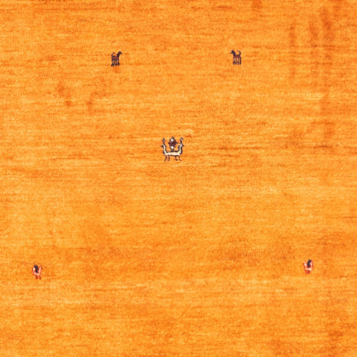 Gabbeh Teppich - Perser - 162 x 107 cm - gold