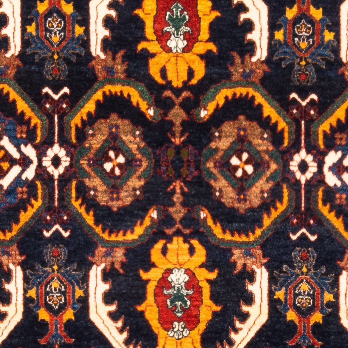 Gabbeh Teppich - Perser - 173 x 113 cm - dunkelblau