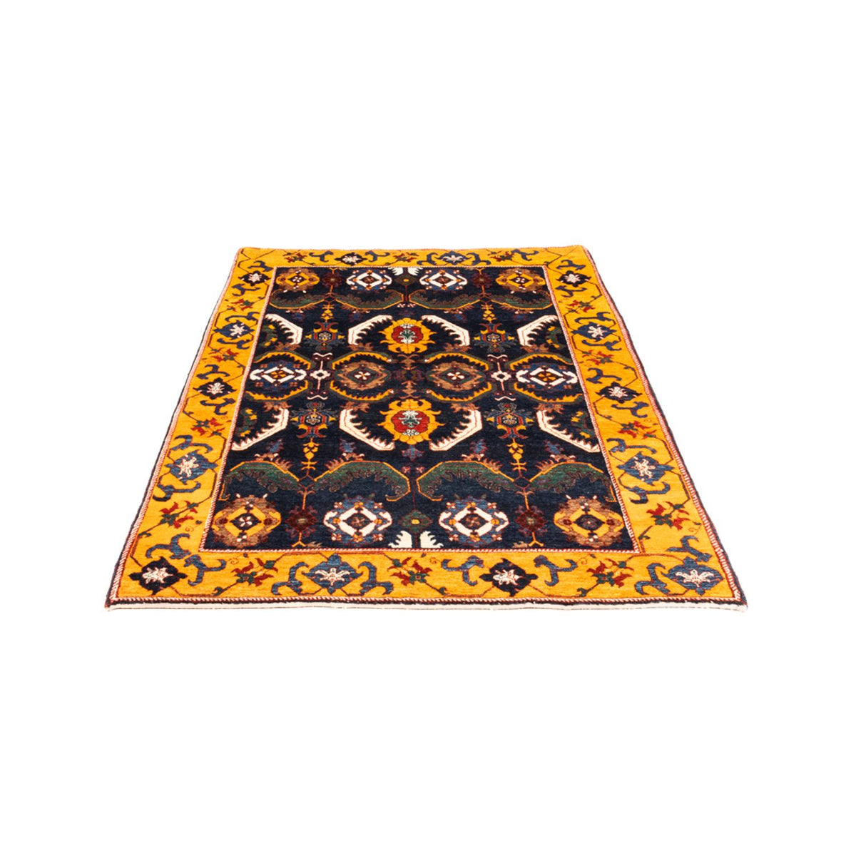 Gabbeh Teppich - Perser - 173 x 113 cm - dunkelblau