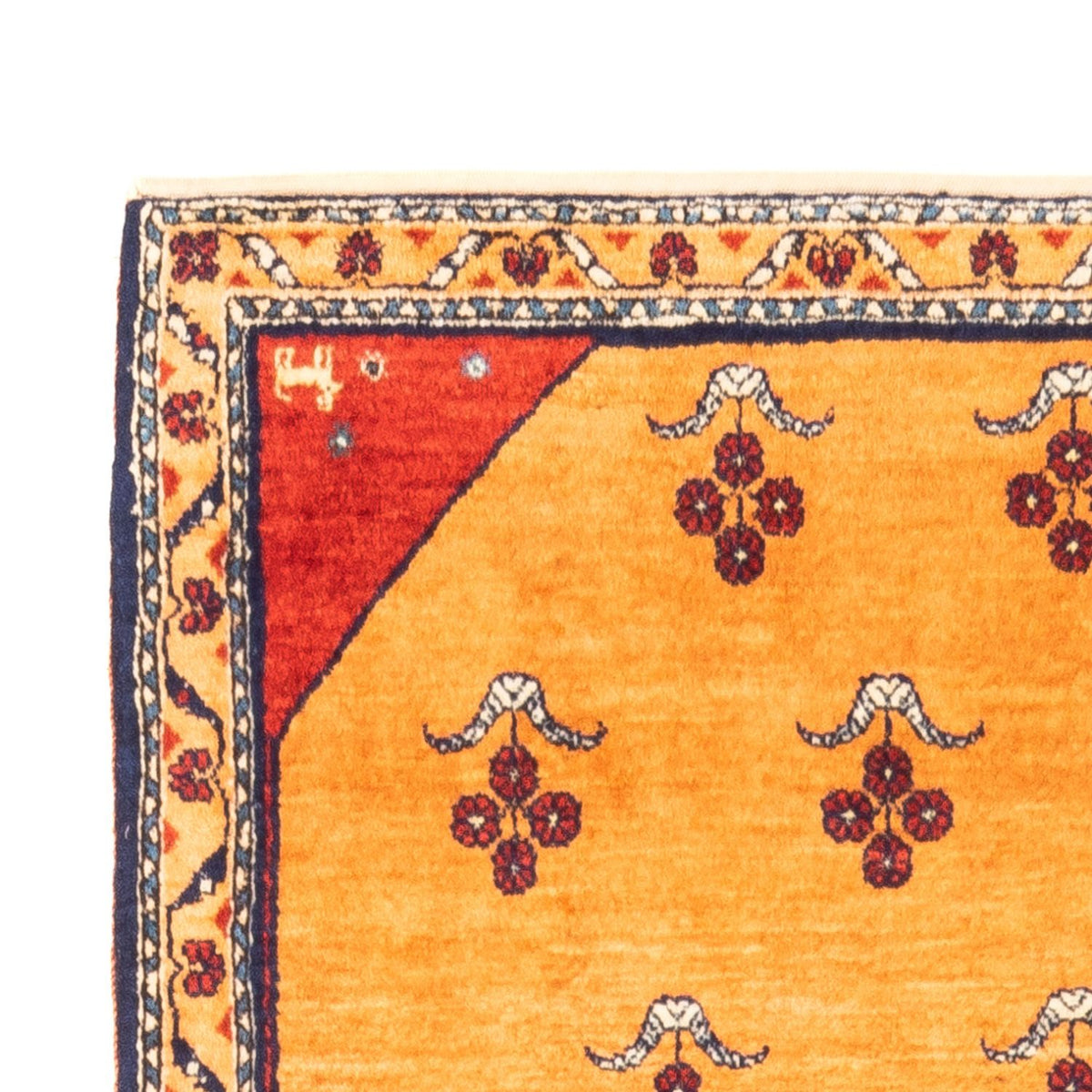 Gabbeh Teppich - Perser - 153 x 103 cm - gold