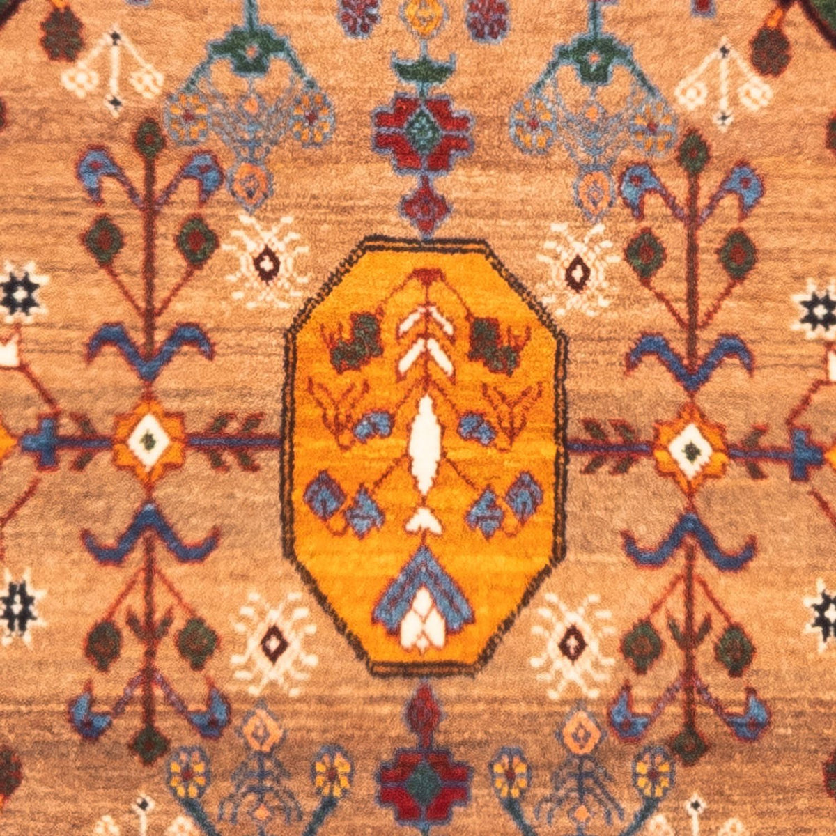 Dywan Gabbeh - perski - 120 x 82 cm - wielokolorowy