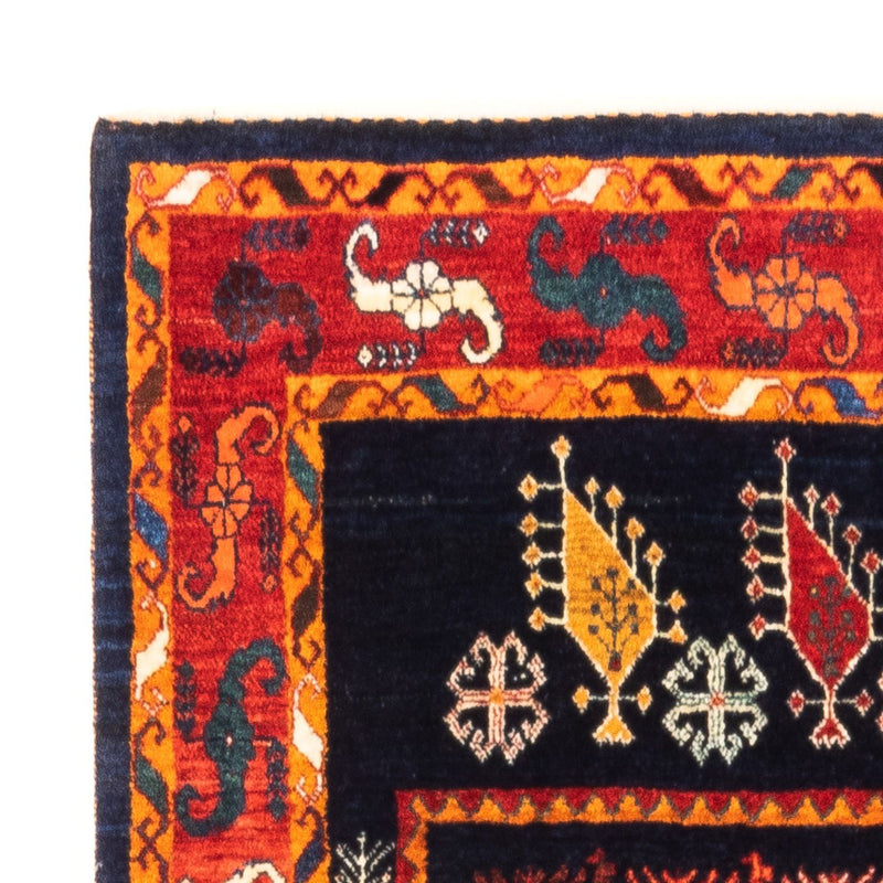 Gabbeh Teppich - Perser - 160 x 108 cm - dunkelblau