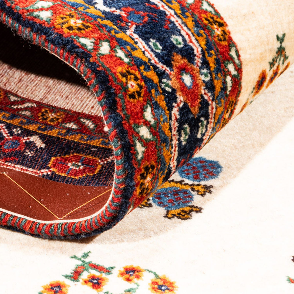 Gabbeh Teppich - Perser - 152 x 104 cm - creme