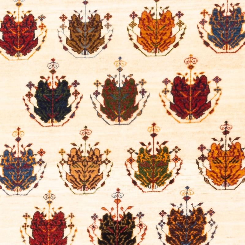 Gabbeh Teppich - Perser - 140 x 105 cm - creme