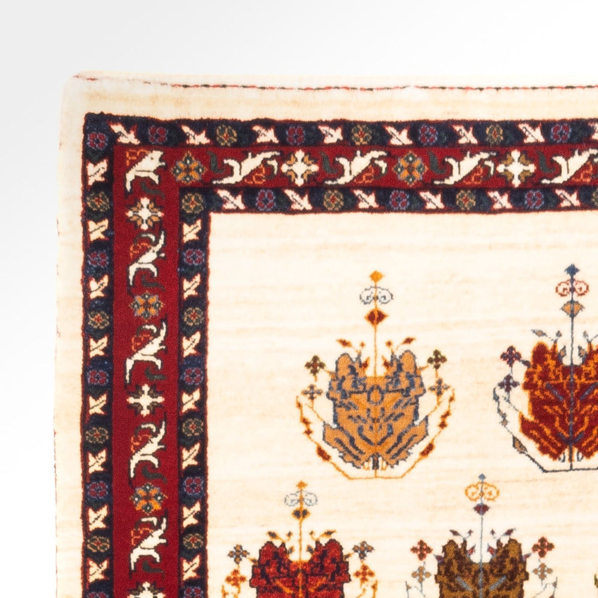 Gabbeh Teppich - Perser - 140 x 105 cm - creme