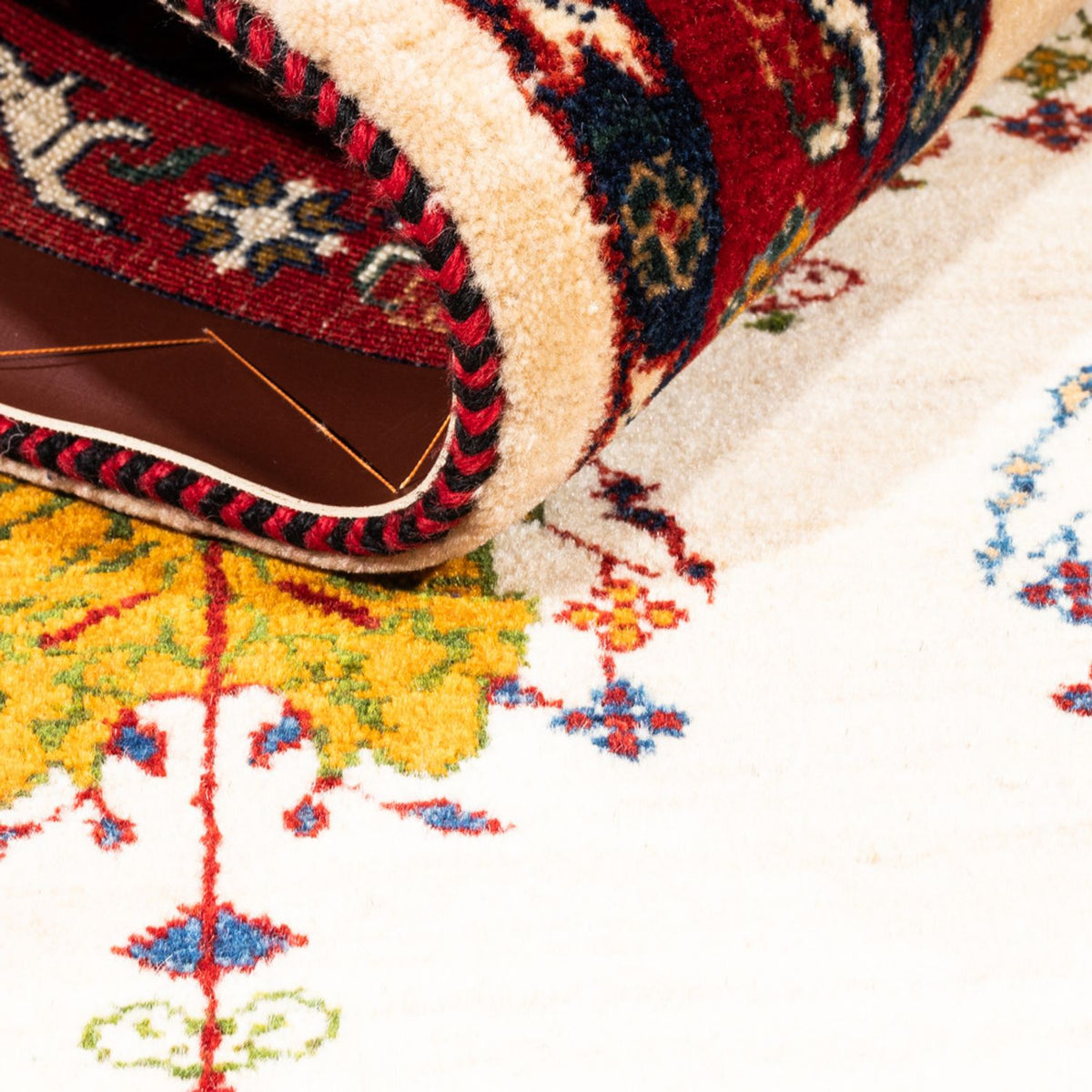 Gabbeh Teppich - Perser - 140 x 105 cm - creme