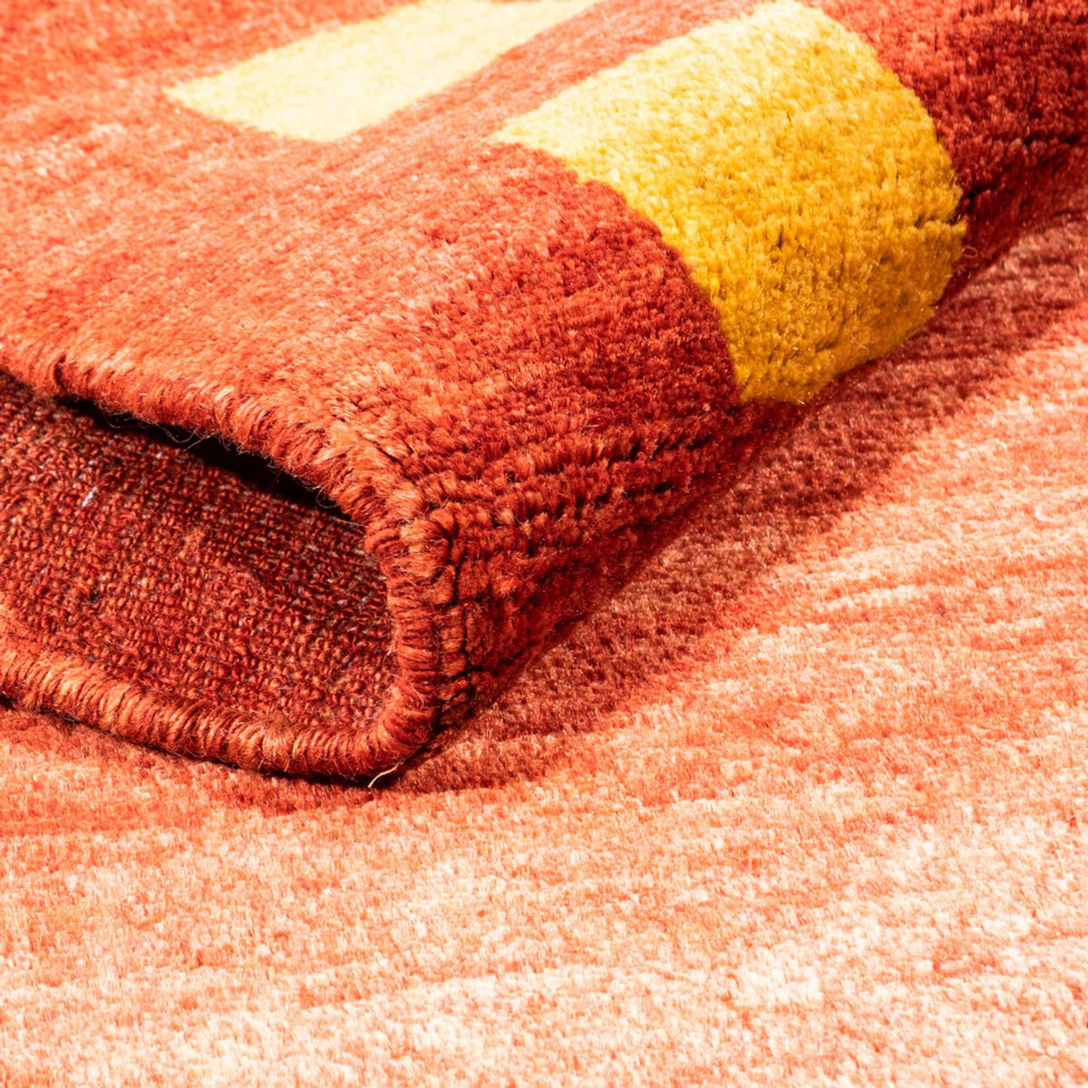 Gabbeh Teppich - Perser - 150 x 103 cm - terrakotta