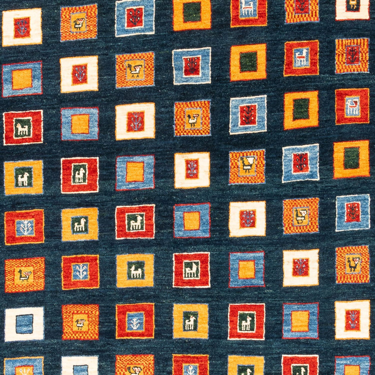 Gabbeh Teppich - Perser - 238 x 168 cm - mehrfarbig