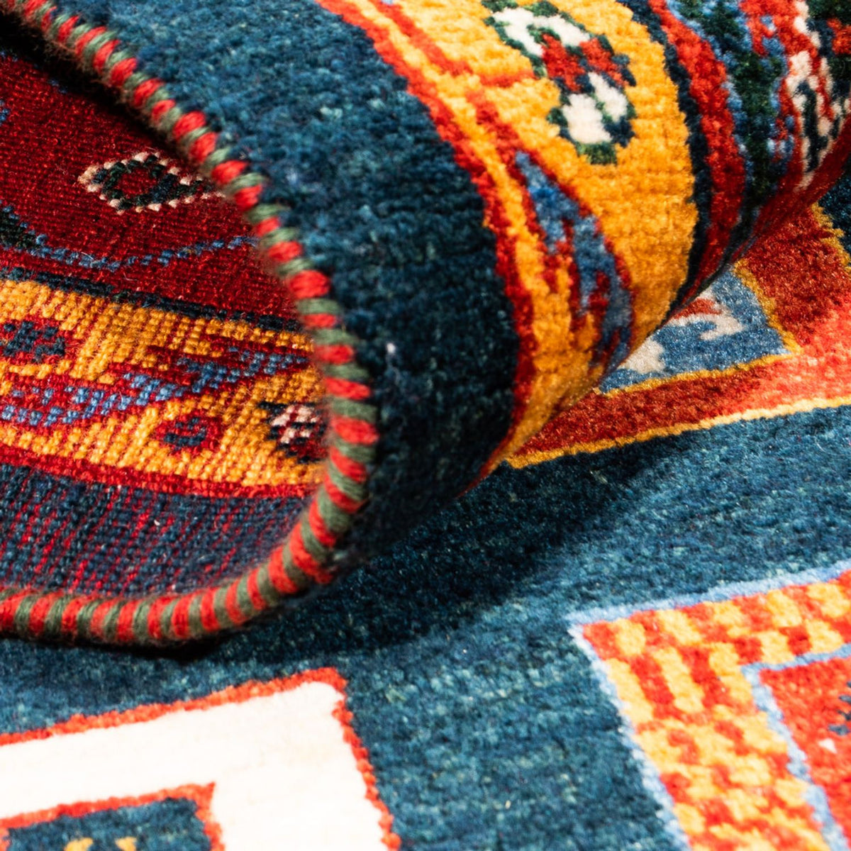 Gabbeh Teppich - Perser - 238 x 168 cm - mehrfarbig