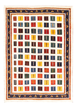 Gabbeh Teppich - Perser - 207 x 157 cm - mehrfarbig